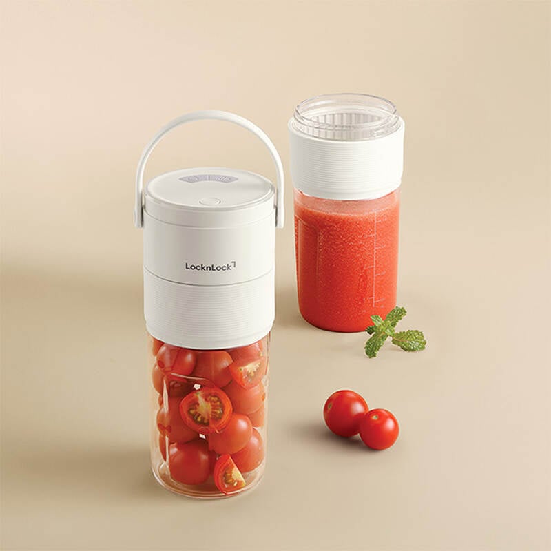 Máy xay sinh tố cầm tay LocknLock dung tích 475ml - Màu ngà - EJJ346IVY, , large image number null